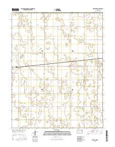 Belpre NW Kansas Current topographic map, 1:24000 scale, 7.5 X 7.5 Minute, Year 2015