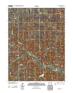 Bendena Kansas Historical topographic map, 1:24000 scale, 7.5 X 7.5 Minute, Year 2012