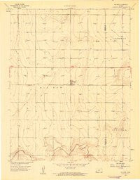 Big Bow Kansas Historical topographic map, 1:24000 scale, 7.5 X 7.5 Minute, Year 1959
