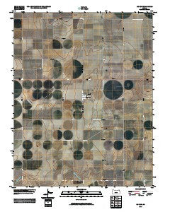 Big Bow Kansas Historical topographic map, 1:24000 scale, 7.5 X 7.5 Minute, Year 2010