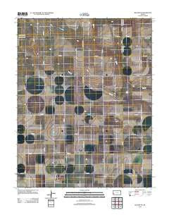 Big Bow NE Kansas Historical topographic map, 1:24000 scale, 7.5 X 7.5 Minute, Year 2012