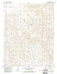 Bloom SE Kansas Historical topographic map, 1:24000 scale, 7.5 X 7.5 Minute, Year 1979