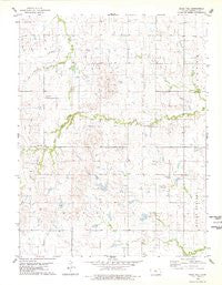 Blue Hill Kansas Historical topographic map, 1:24000 scale, 7.5 X 7.5 Minute, Year 1978