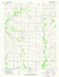 Brazilton Kansas Historical topographic map, 1:24000 scale, 7.5 X 7.5 Minute, Year 1973