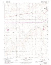 Brewster Kansas Historical topographic map, 1:24000 scale, 7.5 X 7.5 Minute, Year 1966