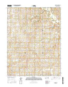 Buckeye Kansas Current topographic map, 1:24000 scale, 7.5 X 7.5 Minute, Year 2015