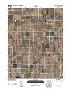 Castle Rock NE Kansas Historical topographic map, 1:24000 scale, 7.5 X 7.5 Minute, Year 2012