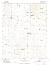 Centerview Kansas Historical topographic map, 1:24000 scale, 7.5 X 7.5 Minute, Year 1972
