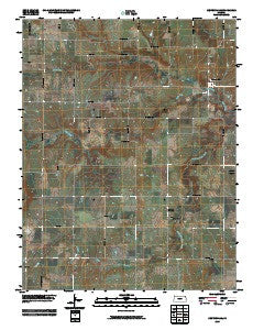 Centerville Kansas Historical topographic map, 1:24000 scale, 7.5 X 7.5 Minute, Year 2009