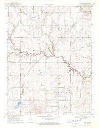 Chase NW Kansas Historical topographic map, 1:24000 scale, 7.5 X 7.5 Minute, Year 1970
