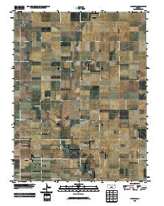 Chase NE Kansas Historical topographic map, 1:24000 scale, 7.5 X 7.5 Minute, Year 2009