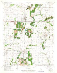Cherokee Kansas Historical topographic map, 1:24000 scale, 7.5 X 7.5 Minute, Year 1964