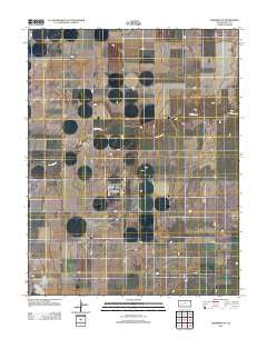 Cimarron NE Kansas Historical topographic map, 1:24000 scale, 7.5 X 7.5 Minute, Year 2012
