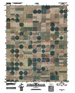 Cimarron NW Kansas Historical topographic map, 1:24000 scale, 7.5 X 7.5 Minute, Year 2009