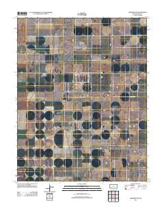 Cimarron NW Kansas Historical topographic map, 1:24000 scale, 7.5 X 7.5 Minute, Year 2012