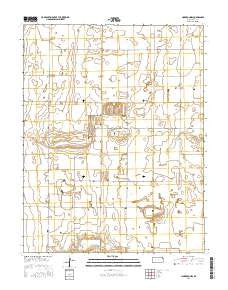 Cimarron NW Kansas Current topographic map, 1:24000 scale, 7.5 X 7.5 Minute, Year 2016