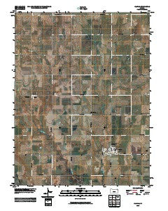 Claflin Kansas Historical topographic map, 1:24000 scale, 7.5 X 7.5 Minute, Year 2009