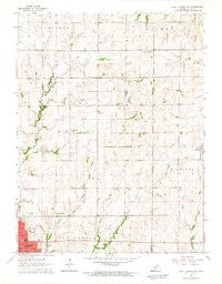 Clay Center NE Kansas Historical topographic map, 1:24000 scale, 7.5 X 7.5 Minute, Year 1964