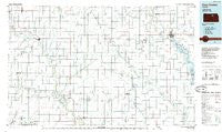 Clay Center Kansas Historical topographic map, 1:100000 scale, 30 X 60 Minute, Year 1985