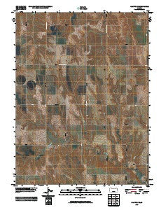 Clayton NE Kansas Historical topographic map, 1:24000 scale, 7.5 X 7.5 Minute, Year 2009