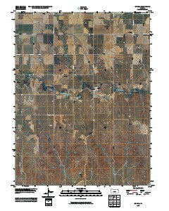 Codell Kansas Historical topographic map, 1:24000 scale, 7.5 X 7.5 Minute, Year 2009