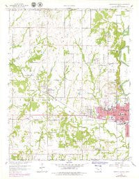 Coffeyville West Kansas Historical topographic map, 1:24000 scale, 7.5 X 7.5 Minute, Year 1959