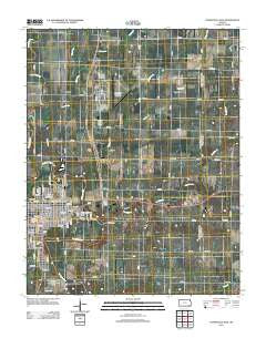 Coffeyville East Kansas Historical topographic map, 1:24000 scale, 7.5 X 7.5 Minute, Year 2012