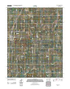 Colony Kansas Historical topographic map, 1:24000 scale, 7.5 X 7.5 Minute, Year 2012