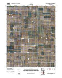 Colony Township West Kansas Historical topographic map, 1:24000 scale, 7.5 X 7.5 Minute, Year 2010