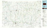 Concordia Kansas Historical topographic map, 1:100000 scale, 30 X 60 Minute, Year 1985