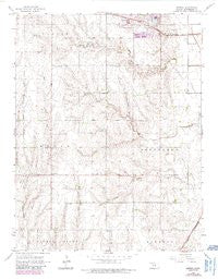 Conway Kansas Historical topographic map, 1:24000 scale, 7.5 X 7.5 Minute, Year 1964