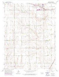 Conway Kansas Historical topographic map, 1:24000 scale, 7.5 X 7.5 Minute, Year 1964