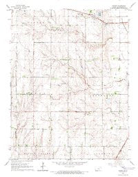 Conway Kansas Historical topographic map, 1:24000 scale, 7.5 X 7.5 Minute, Year 1964