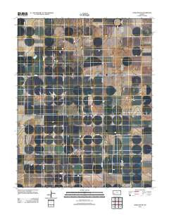 Copeland NW Kansas Historical topographic map, 1:24000 scale, 7.5 X 7.5 Minute, Year 2012