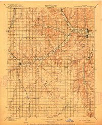 Cottonwood Falls Kansas Historical topographic map, 1:125000 scale, 30 X 30 Minute, Year 1898