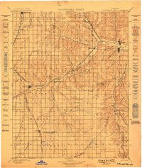 Cottonwood Falls Kansas Historical topographic map, 1:125000 scale, 30 X 30 Minute, Year 1898