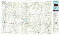 Council Grove Kansas Historical topographic map, 1:100000 scale, 30 X 60 Minute, Year 1985