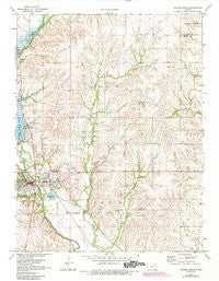 Council Grove Kansas Historical topographic map, 1:24000 scale, 7.5 X 7.5 Minute, Year 1971