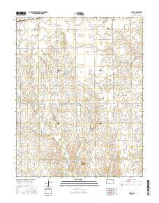Croft Kansas Current topographic map, 1:24000 scale, 7.5 X 7.5 Minute, Year 2015