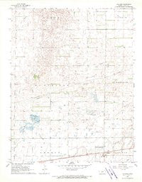 Cullison Kansas Historical topographic map, 1:24000 scale, 7.5 X 7.5 Minute, Year 1968