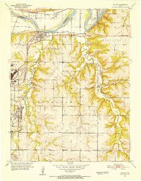 De Soto Kansas Historical topographic map, 1:24000 scale, 7.5 X 7.5 Minute, Year 1951