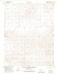 Deerfield SW Kansas Historical topographic map, 1:24000 scale, 7.5 X 7.5 Minute, Year 1960
