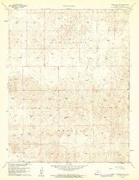 Deerfield SW Kansas Historical topographic map, 1:24000 scale, 7.5 X 7.5 Minute, Year 1960