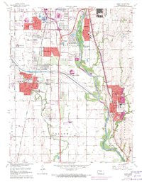 Derby Kansas Historical topographic map, 1:24000 scale, 7.5 X 7.5 Minute, Year 1960