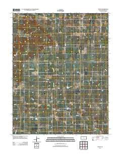 Devon Kansas Historical topographic map, 1:24000 scale, 7.5 X 7.5 Minute, Year 2012