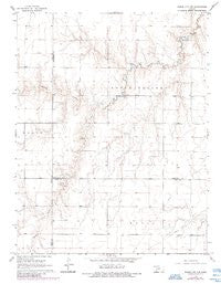 Dodge City NW Kansas Historical topographic map, 1:24000 scale, 7.5 X 7.5 Minute, Year 1968