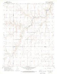 Dodge City NW Kansas Historical topographic map, 1:24000 scale, 7.5 X 7.5 Minute, Year 1968