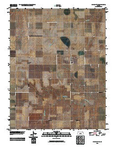 Dodge City NE Kansas Historical topographic map, 1:24000 scale, 7.5 X 7.5 Minute, Year 2009