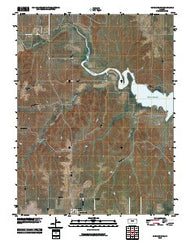 Dorrance NW Kansas Historical topographic map, 1:24000 scale, 7.5 X 7.5 Minute, Year 2010