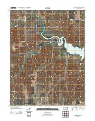 Dorrance NW Kansas Historical topographic map, 1:24000 scale, 7.5 X 7.5 Minute, Year 2012